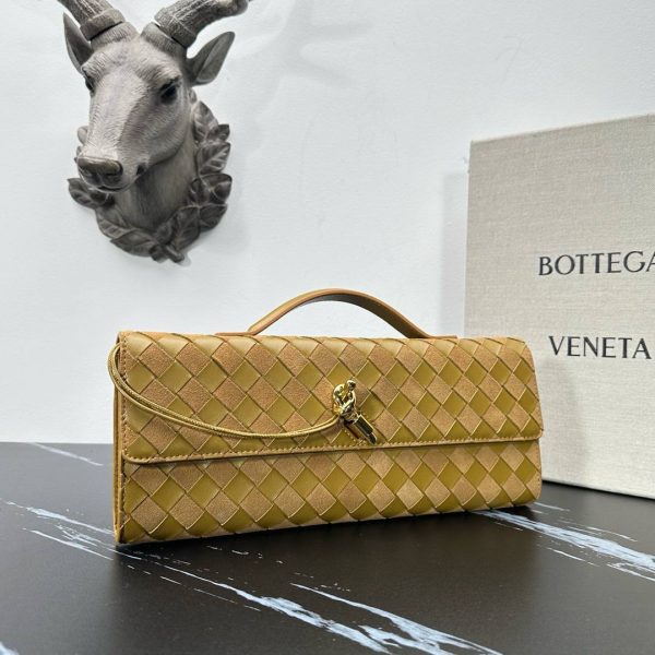 Bottega Veneta Woven Leather Clutch - Image 5