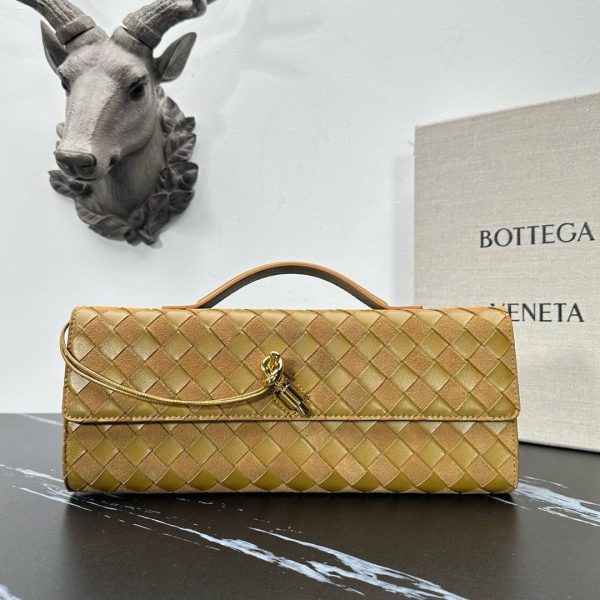 Bottega Veneta Woven Leather Clutch - Image 6