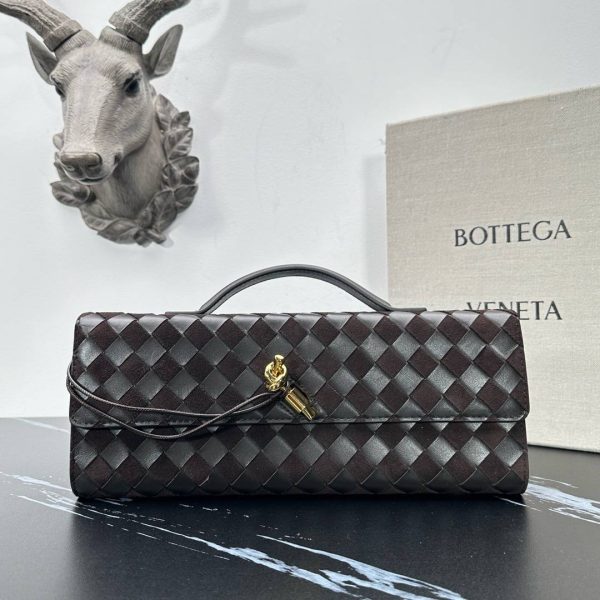 Bottega Veneta Woven Leather Clutch - Image 4