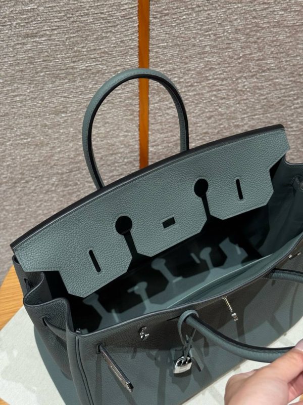 Hermès Birkin 30 – Vert Gris (Grey-Green) - Image 2
